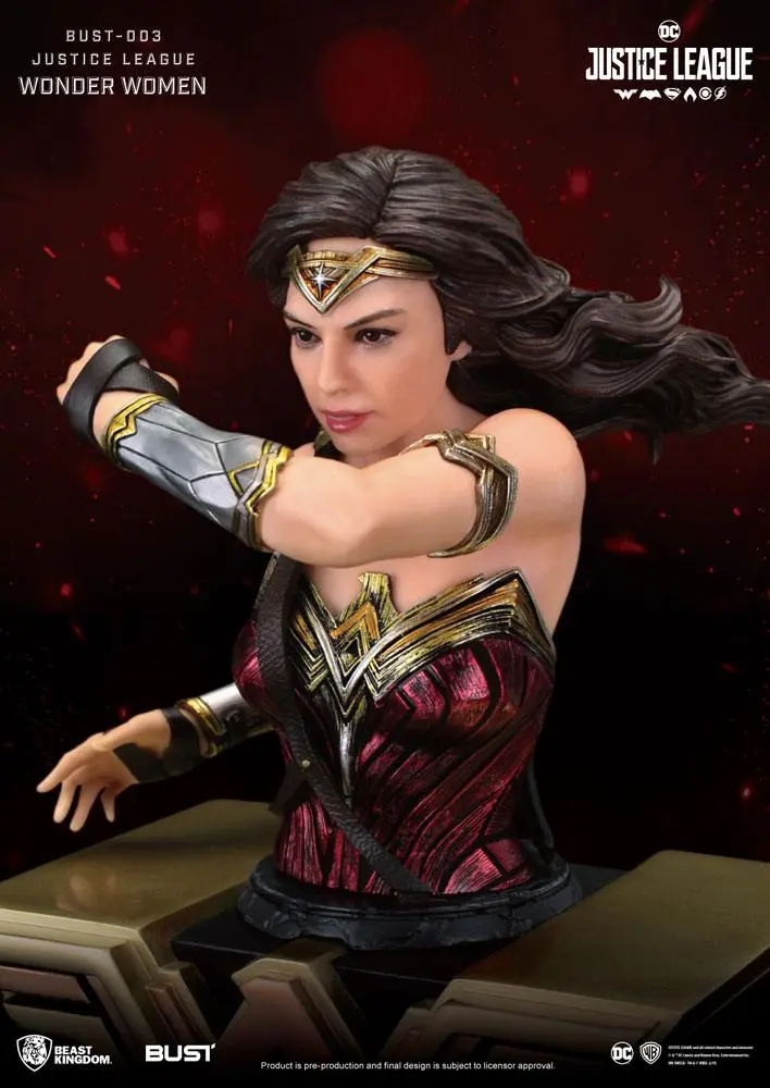 Justice League Wonder Woman mellszobor 15 cm termékfotó