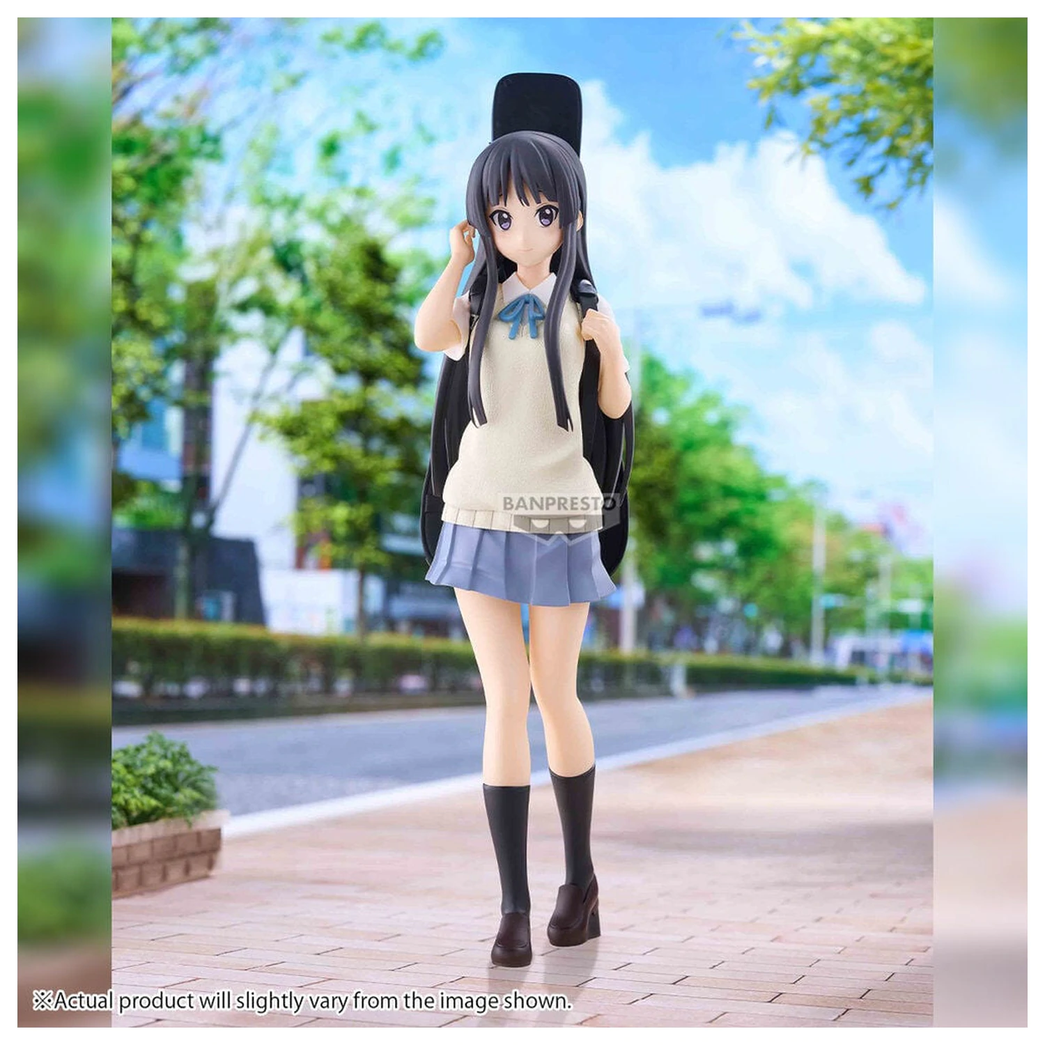 K-ON!! SQ figura Mio Akiyama figura 25cm termékfotó