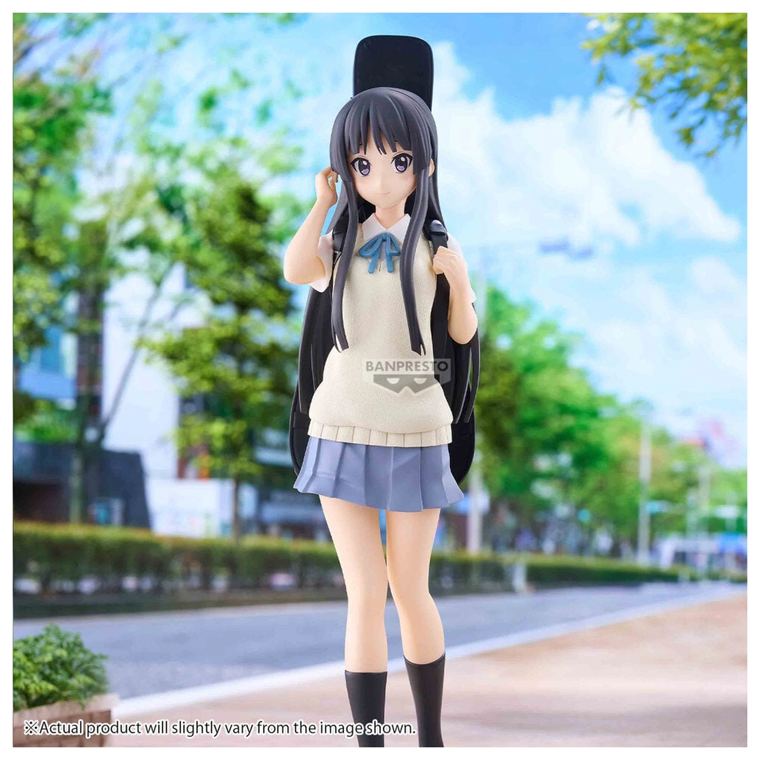 K-ON!! SQ figura Mio Akiyama figura 25cm termékfotó