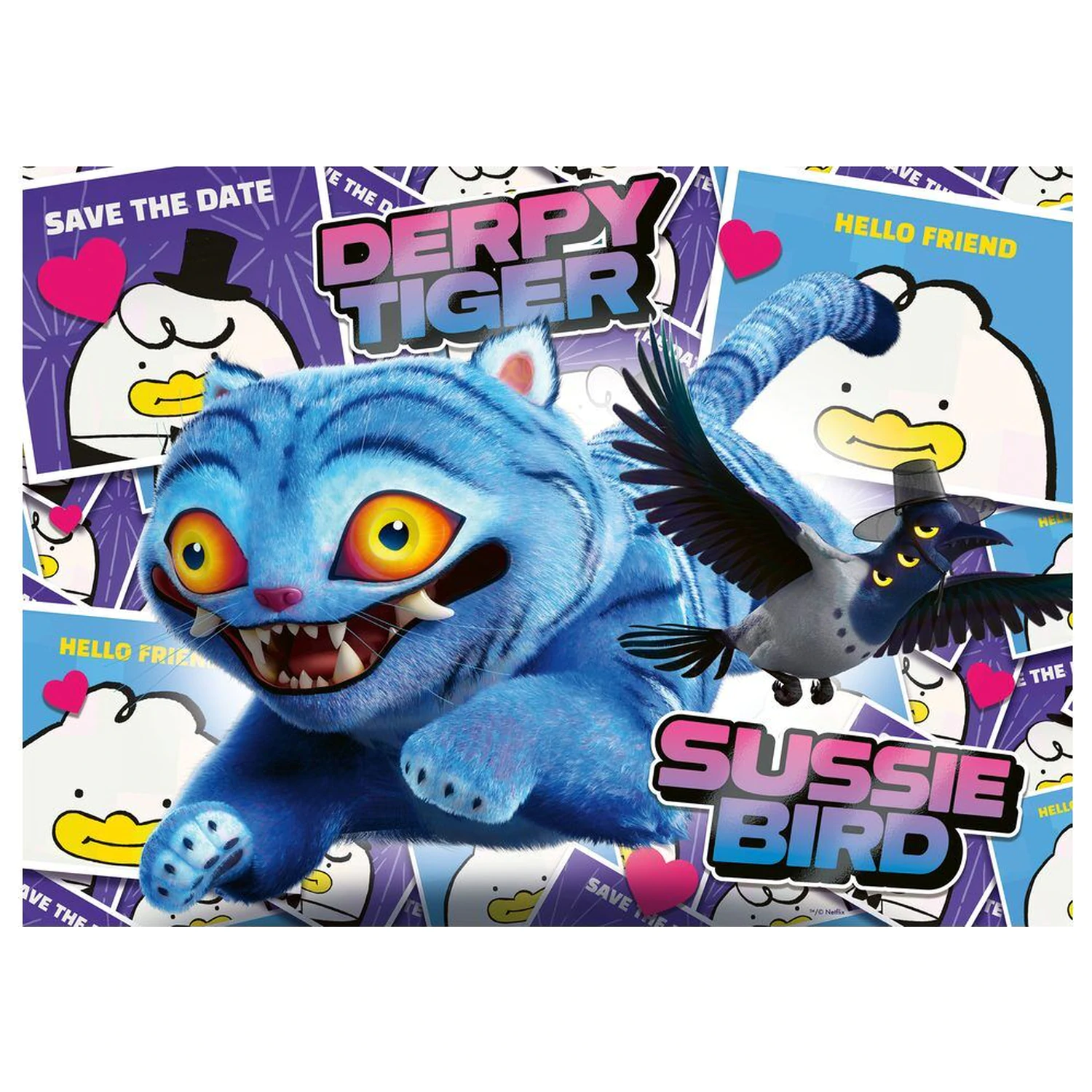 K-Pop Demon Hunters puzzle 4x100db-os termékfotó
