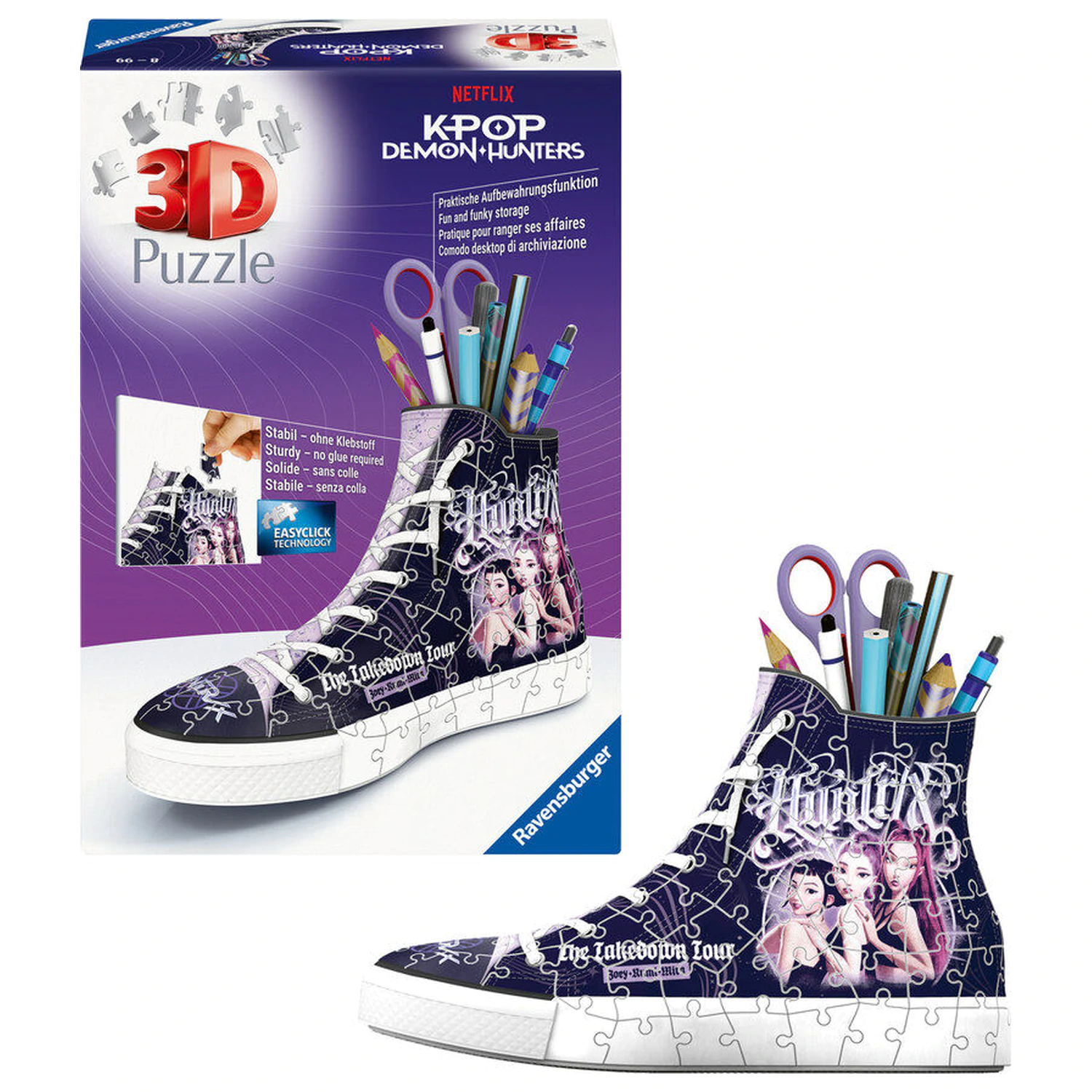 K-Pop Demon Hunters sneaker 3D puzzle 72db-os termékfotó