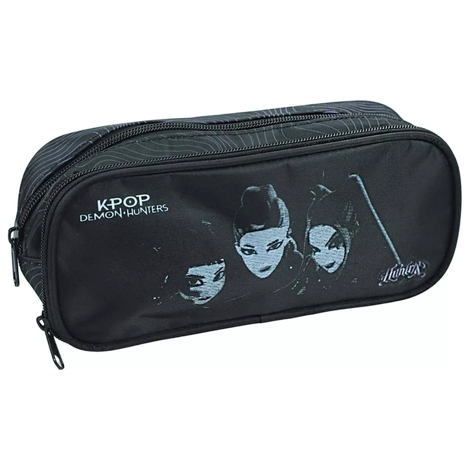 K-pop Démonvadászok Black 2 rekeszes tolltartó 26 cm termékfotó