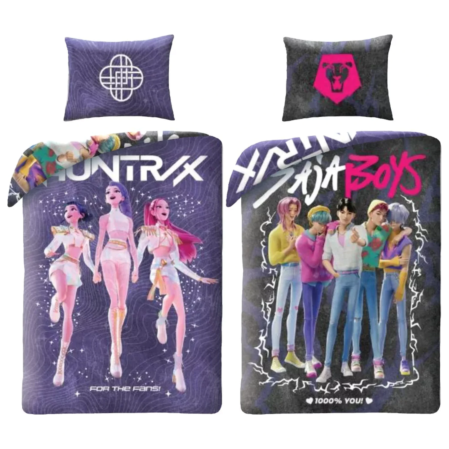 K-pop Démonvadászok For the Fans kétoldalas ágyneműhuzat  termékfotó