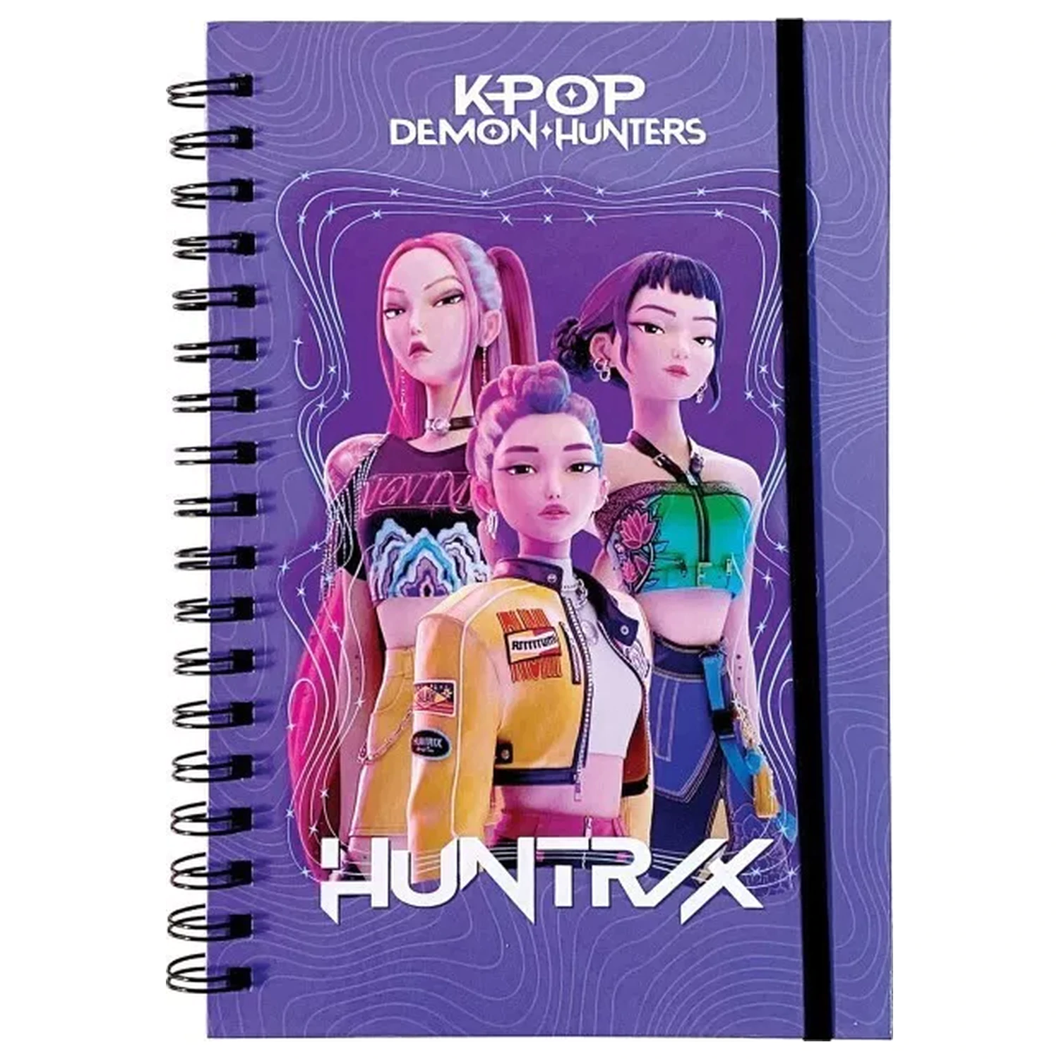 K-pop Démonvadászok Hunter X B/5 vonalas spirál füzet 70 lapos termékfotó