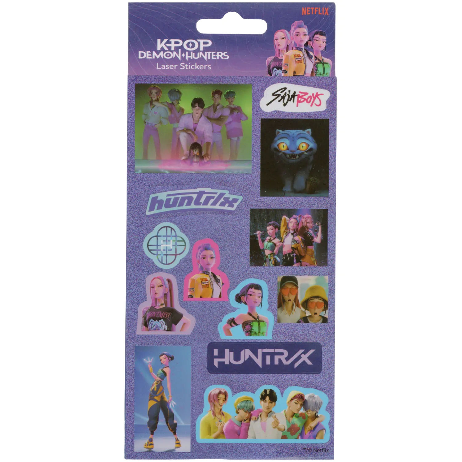 K-pop Démonvadászok Hunter X Huntrix hologrammos matrica termékfotó