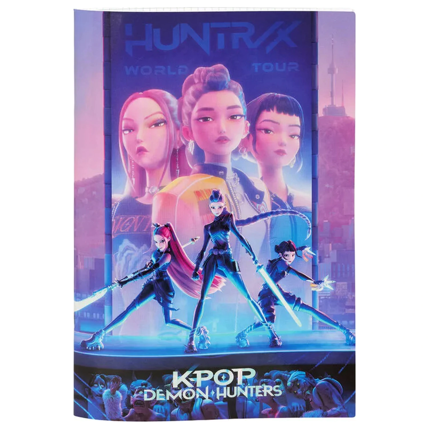 K-pop Démonvadászok Hunterx A4 kockás füzet termékfotó