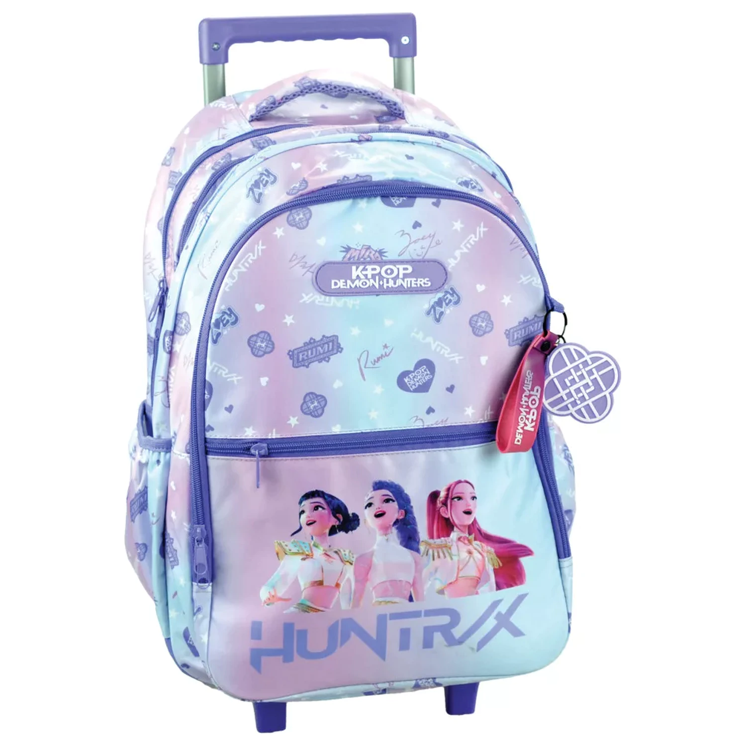 K-pop Démonvadászok Purple gurulós iskolatáska, táska 46 cm termékfotó
