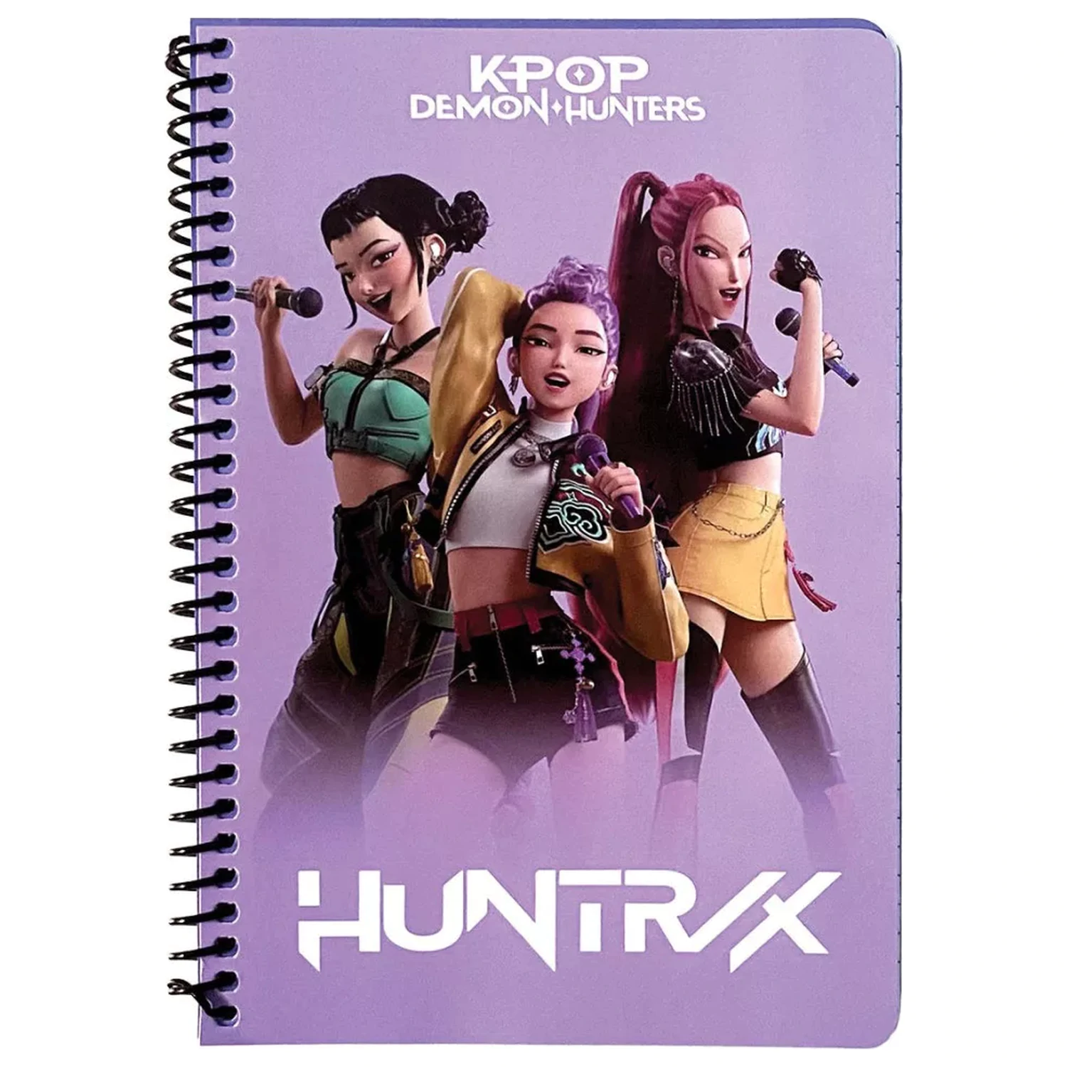 K-pop Démonvadászok Singers B/5 vonalas spirál füzet 105 lapos termékfotó