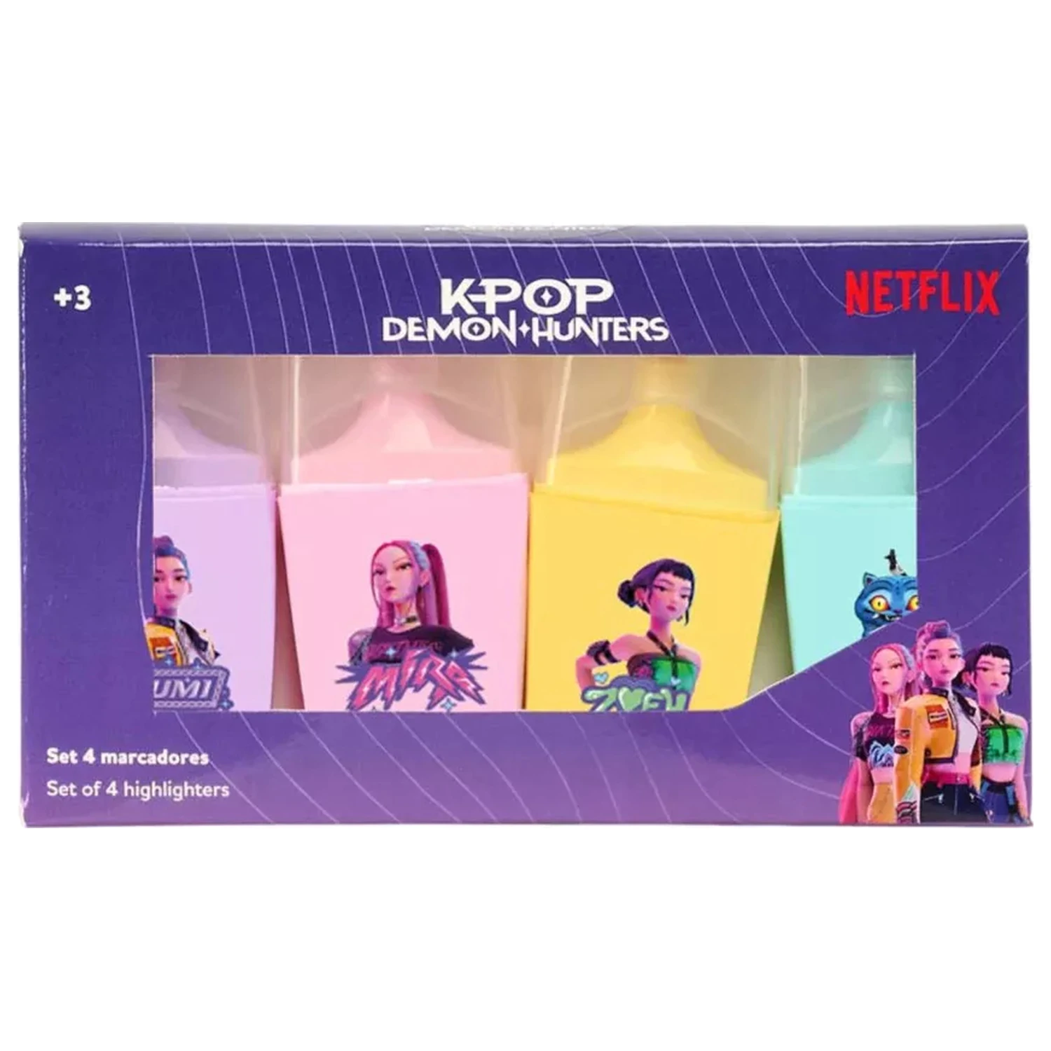 K-pop Démonvadászok Stars mini szövegkiemelő szett 4 db-os termékfotó