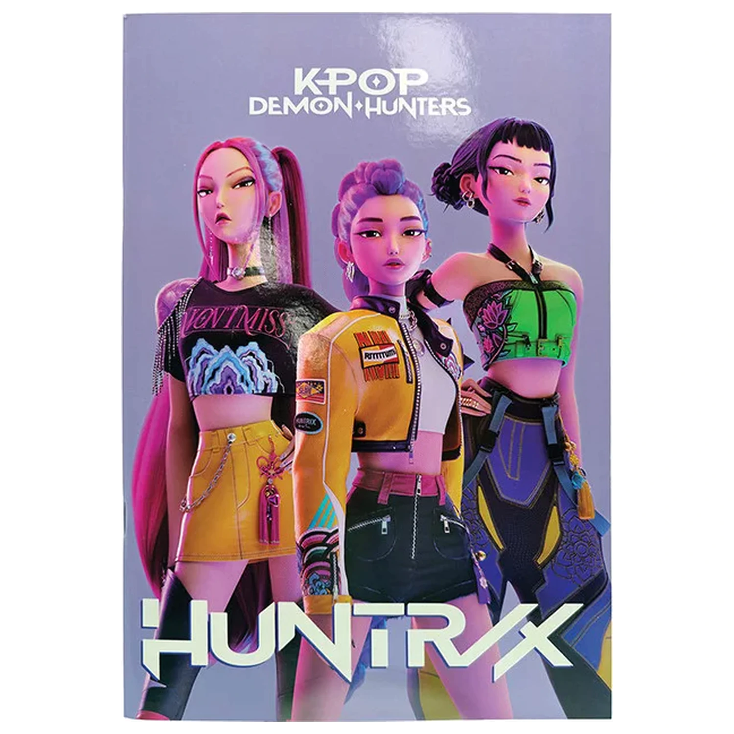 K-pop Démonvadászok Trio B/5 vonalas füzet 40 lapos termékfotó