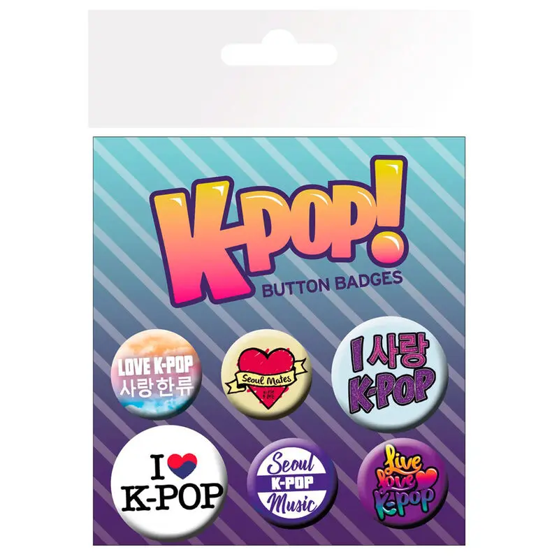 K POP Mix kitűző csomag termékfotó