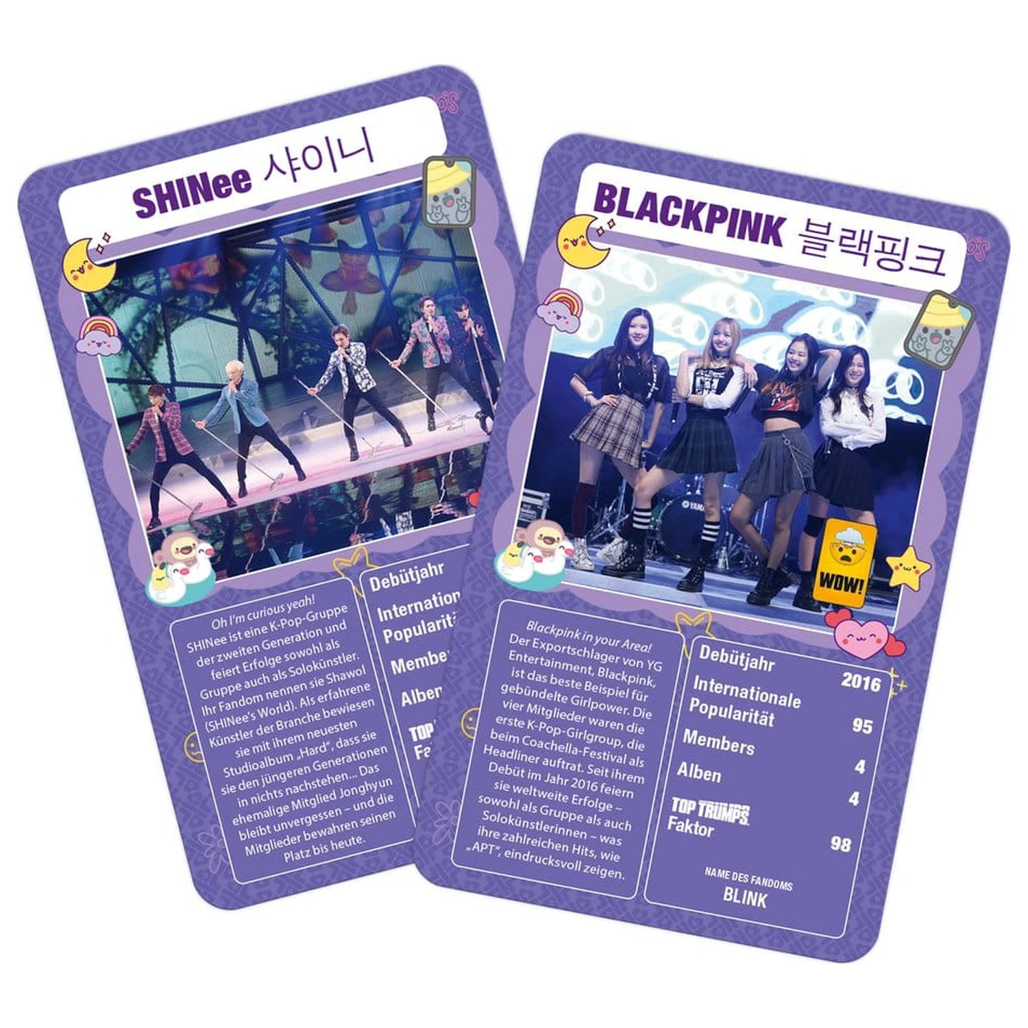 K-Pop Top Trumps német nyelvű kártyajáték  termékfotó