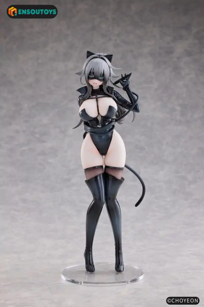 K Pring Original Character 1/6 Cat Woman Happy-chan Different Color Edition szobor figura 27 cm termékfotó