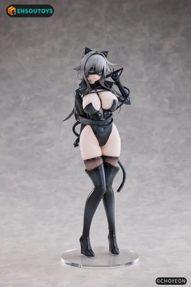 K Pring Original Character 1/6 Cat Woman Happy-chan Different Color Edition szobor figura 27 cm termékfotó