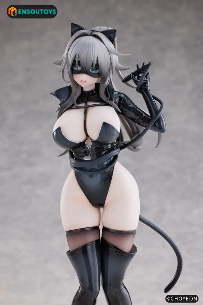 K Pring Original Character 1/6 Cat Woman Happy-chan Different Color Edition szobor figura 27 cm termékfotó