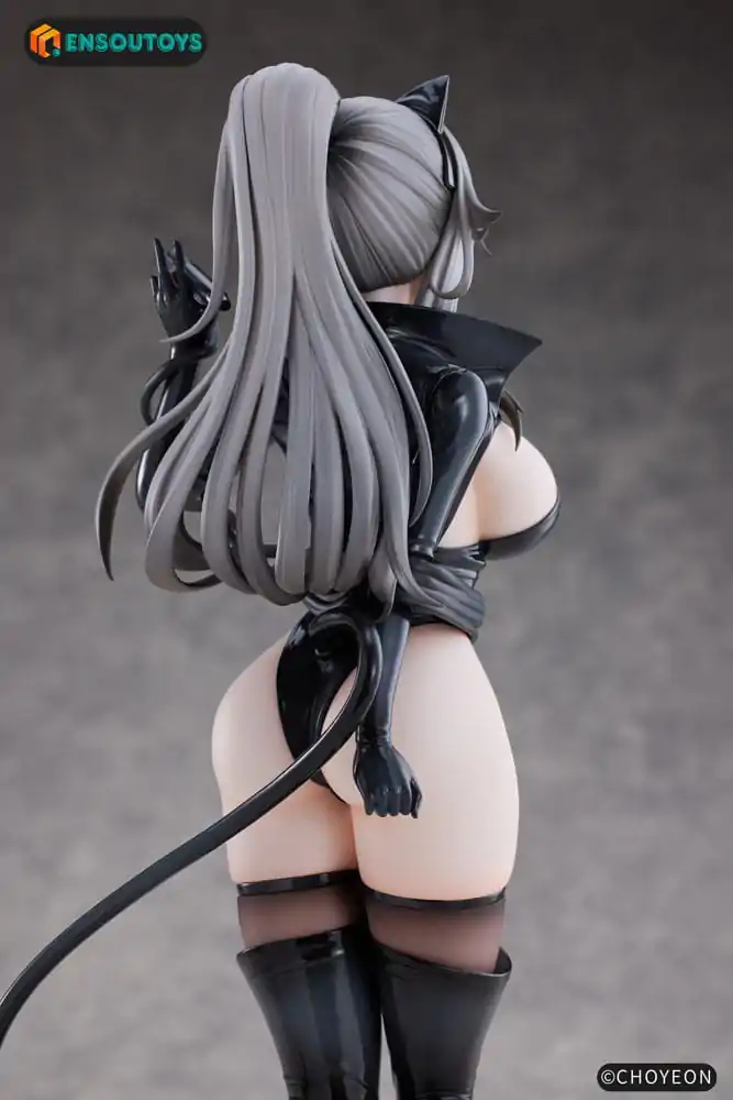 K Pring Original Character 1/6 Cat Woman Happy-chan Different Color Edition szobor figura 27 cm termékfotó