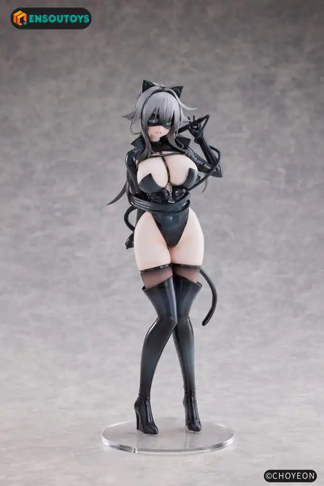 K Pring Original Character 1/6 Cat Woman Happy-chan Different Color Edition szobor figura 27 cm termékfotó