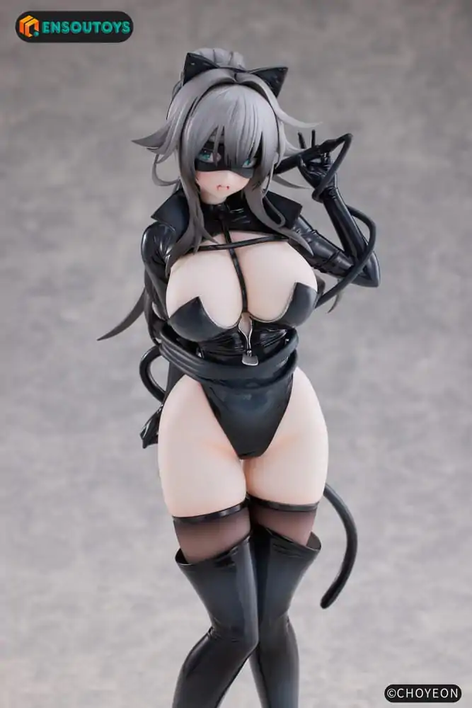 K Pring Original Character 1/6 Cat Woman Happy-chan Different Color Edition szobor figura 27 cm termékfotó