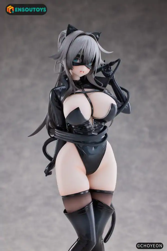 K Pring Original Character 1/6 Cat Woman Happy-chan Different Color Edition szobor figura 27 cm termékfotó