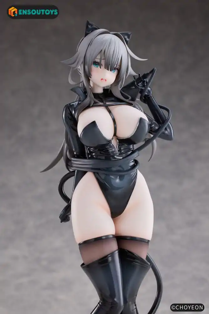 K Pring Original Character 1/6 Cat Woman Happy-chan Different Color Edition szobor figura 27 cm termékfotó