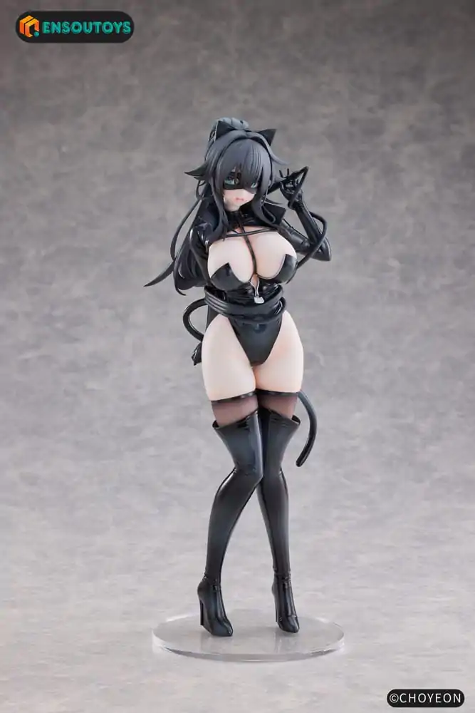 K Pring Original Character 1/6 Cat Woman Happy-chan szobor figura 27 cm termékfotó