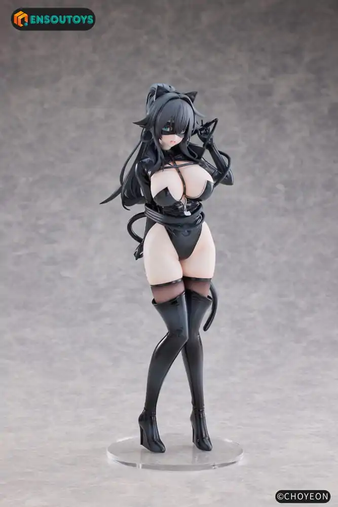 K Pring Original Character 1/6 Cat Woman Happy-chan szobor figura 27 cm termékfotó