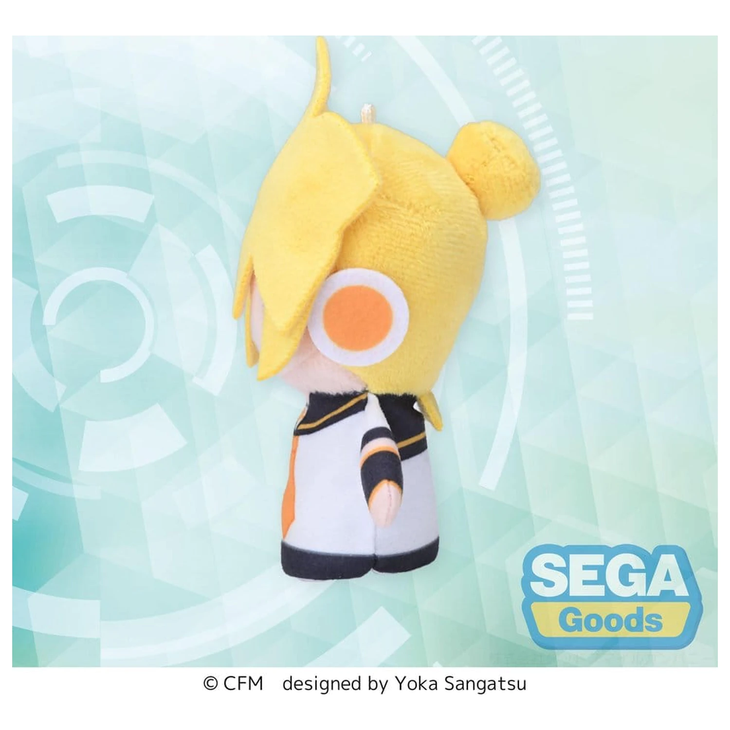Kagamine Rin & Len Fuwa Petit plüss figura Kagamine Len Finger Mascot 10 cm termékfotó