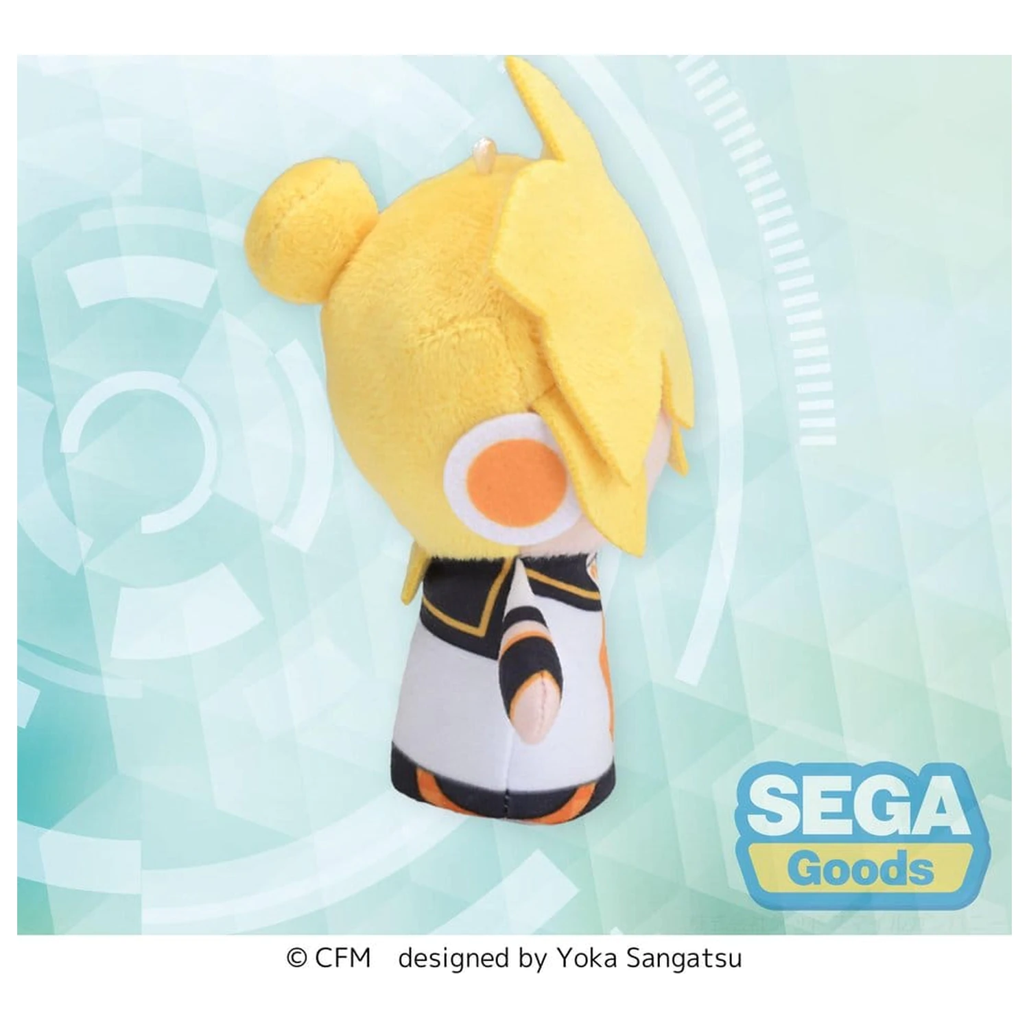 Kagamine Rin & Len Fuwa Petit plüss figura Kagamine Len Finger Mascot 10 cm termékfotó