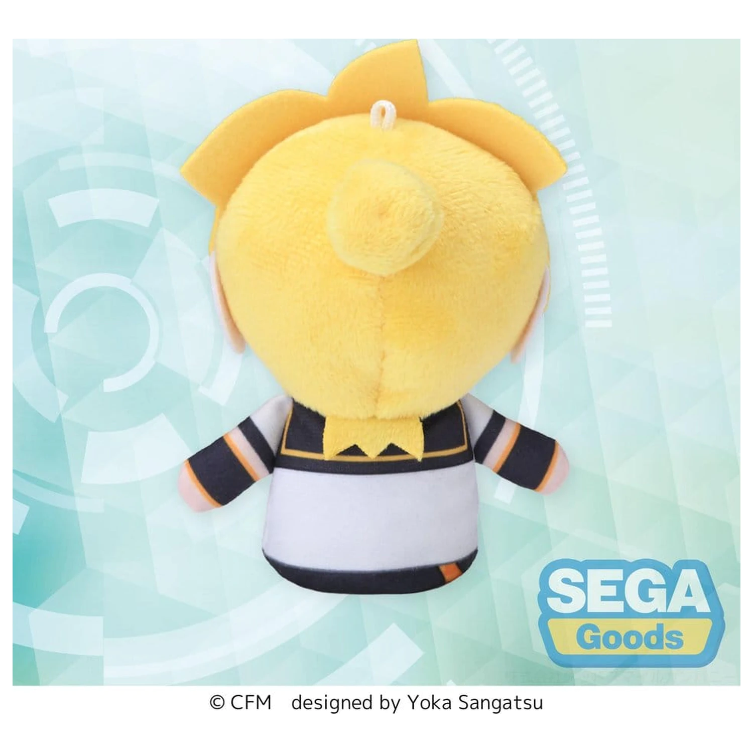 Kagamine Rin & Len Fuwa Petit plüss figura Kagamine Len Finger Mascot 10 cm termékfotó