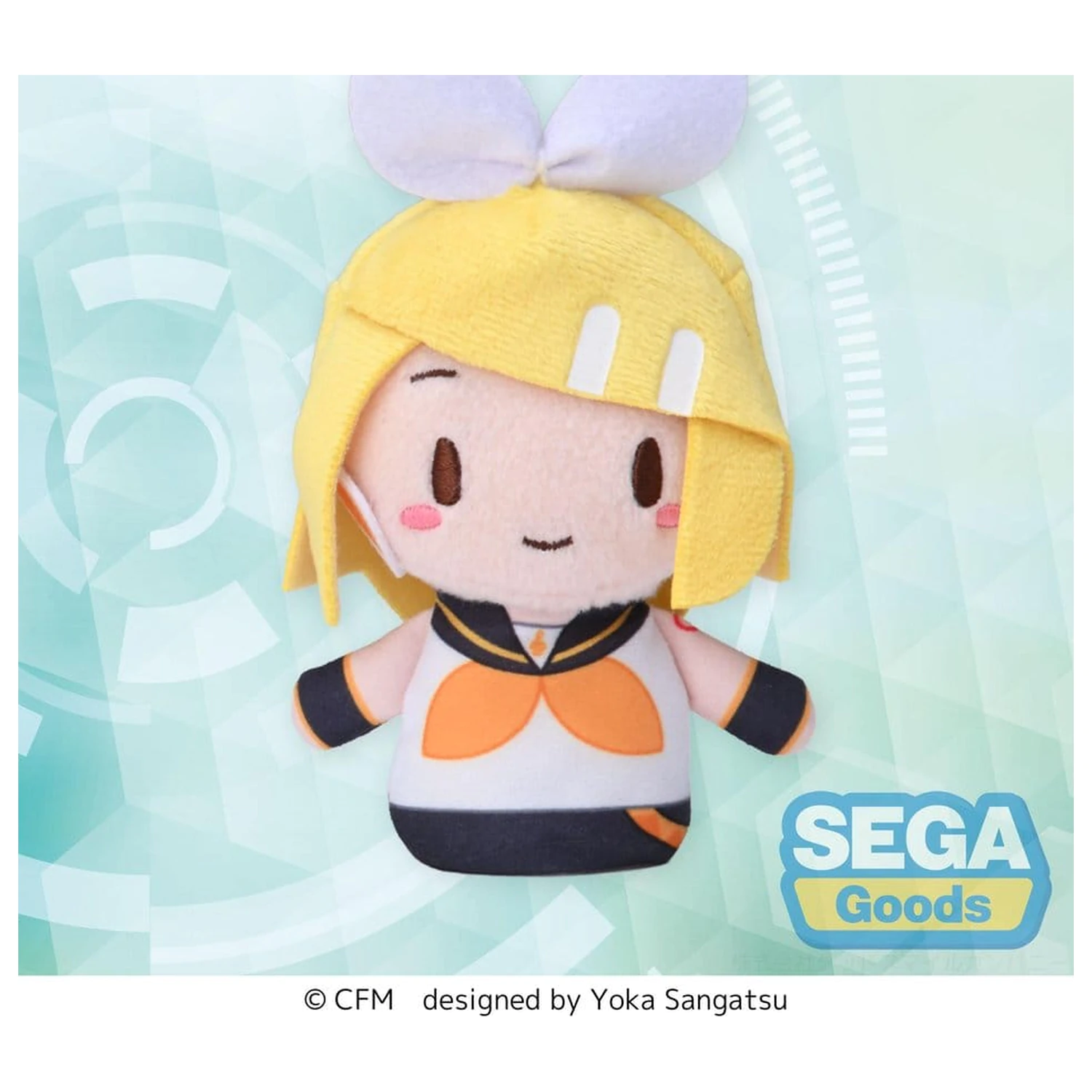 Kagamine Rin & Len Fuwa Petit plüss Kagamine Rin Finger Mascot 10 cm termékfotó