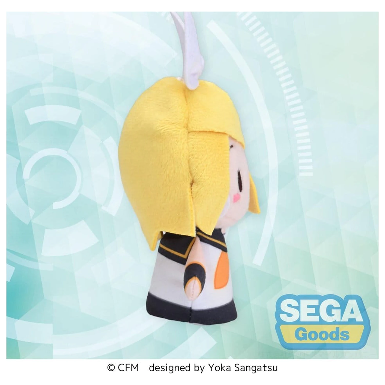 Kagamine Rin & Len Fuwa Petit plüss Kagamine Rin Finger Mascot 10 cm termékfotó
