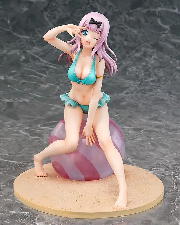 Kaguya-sama: Love is War 1/7 Chika Fujiwara Swimsuit Ver. PVC szobor figura 16 cm termékfotó