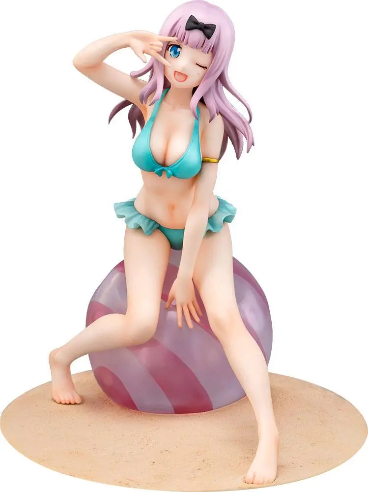 Kaguya-sama: Love is War 1/7 Chika Fujiwara Swimsuit Ver. PVC szobor figura 16 cm termékfotó
