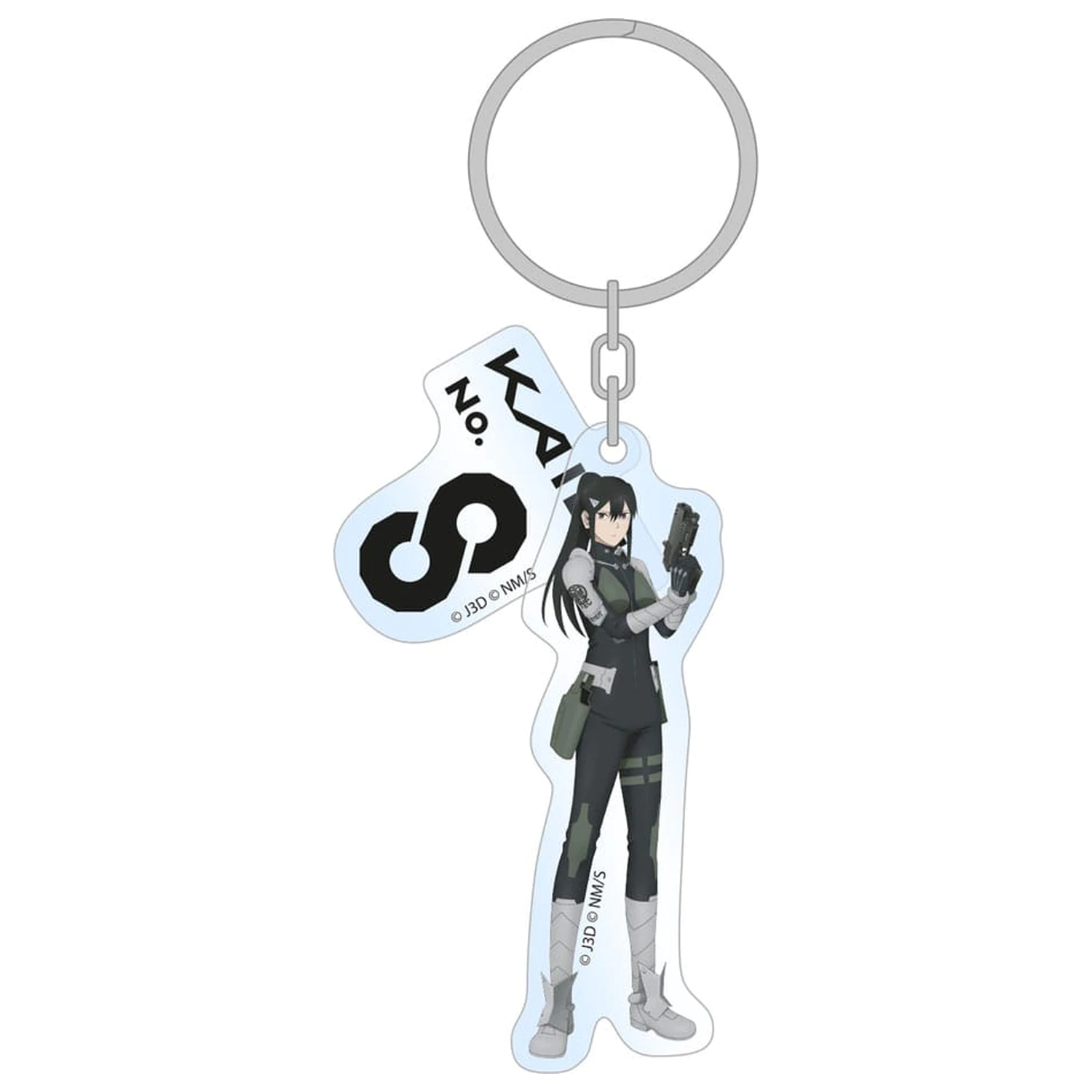 Kaiju No. 8 Akril kulcstartó Mina Ashiro Season 2 Holographic 7 cm   termékfotó