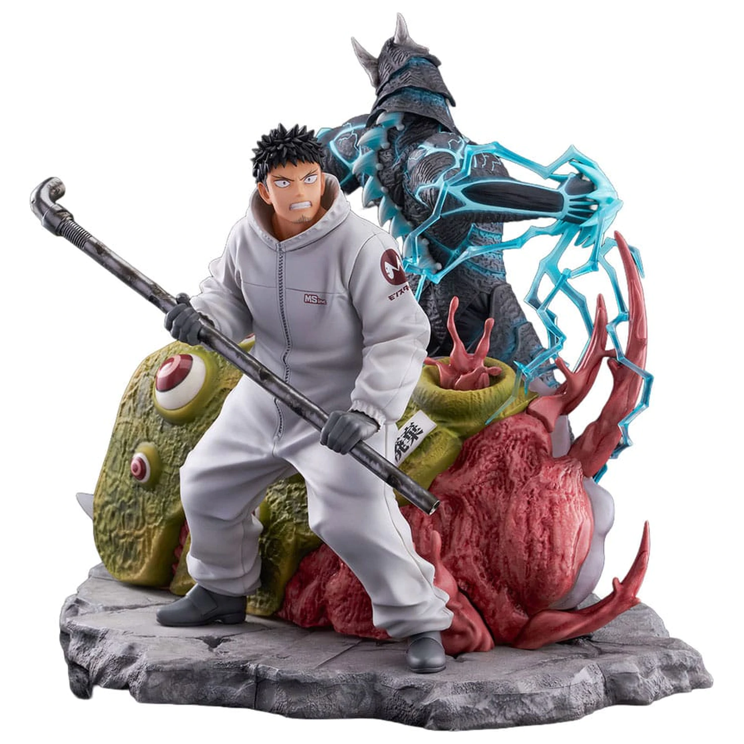 Kaiju No.8 SHIBUYA SCRAMBLE Figure 1/7 Kaiju No.8 & Kafka Hibino PVC szobor figura 29 cm   termékfotó