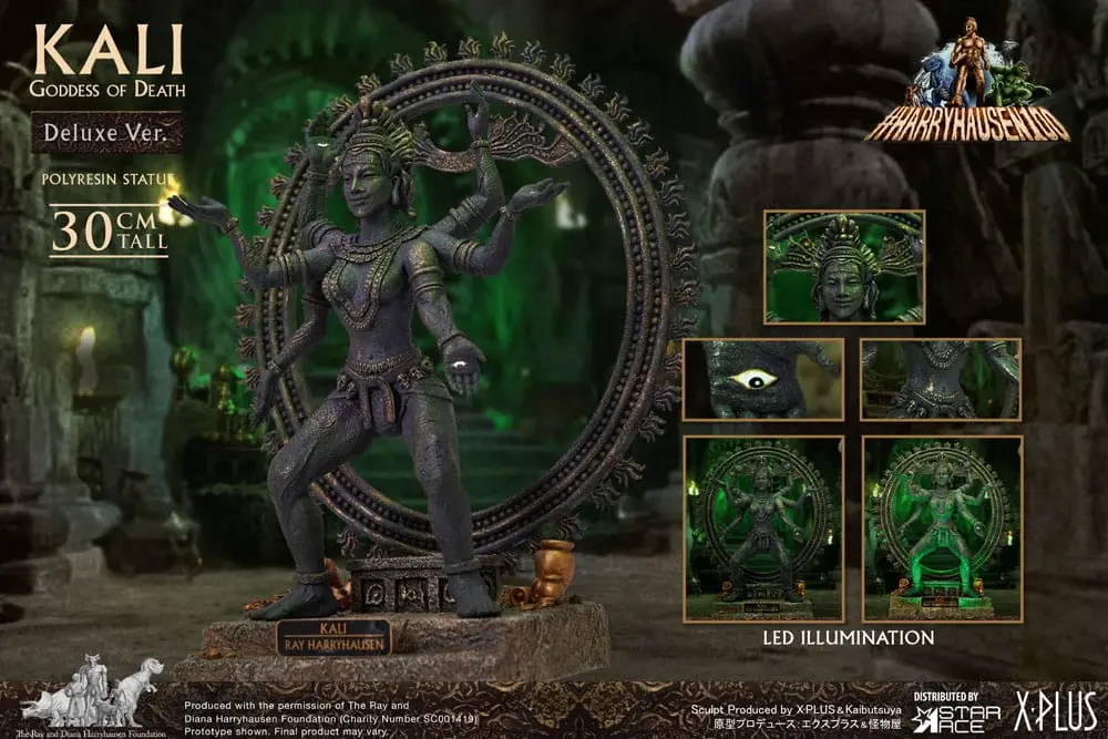 Kali Goddess of Death Kali Deluxe Ver. szobor figura 30 cm termékfotó