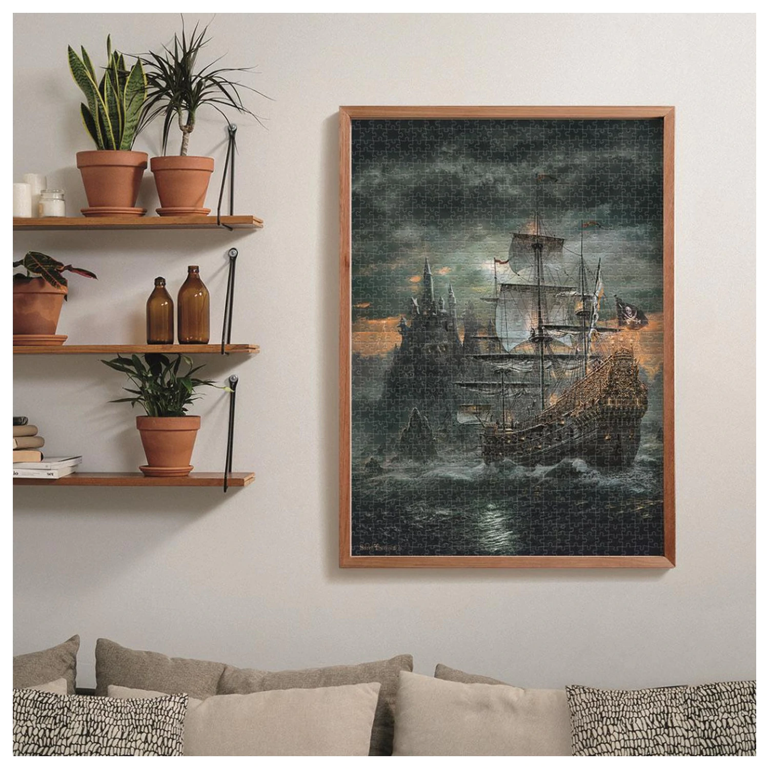 Kalózhajó Haunted Seas 1500 db-os puzzle termékfotó
