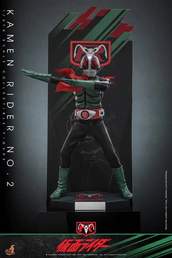 Kamen Rider 1/6 Kamen Rider No. 2 akciófigura 30 cm termékfotó