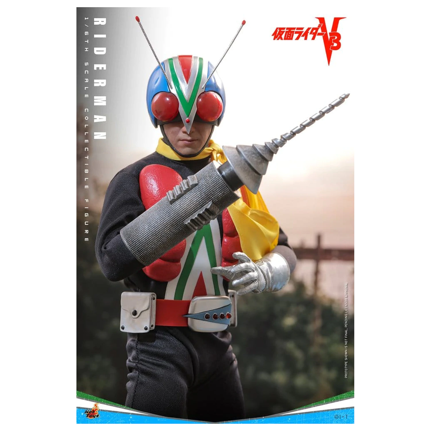 Kamen Rider 1/6 Riderman akciófigura 30 cm termékfotó