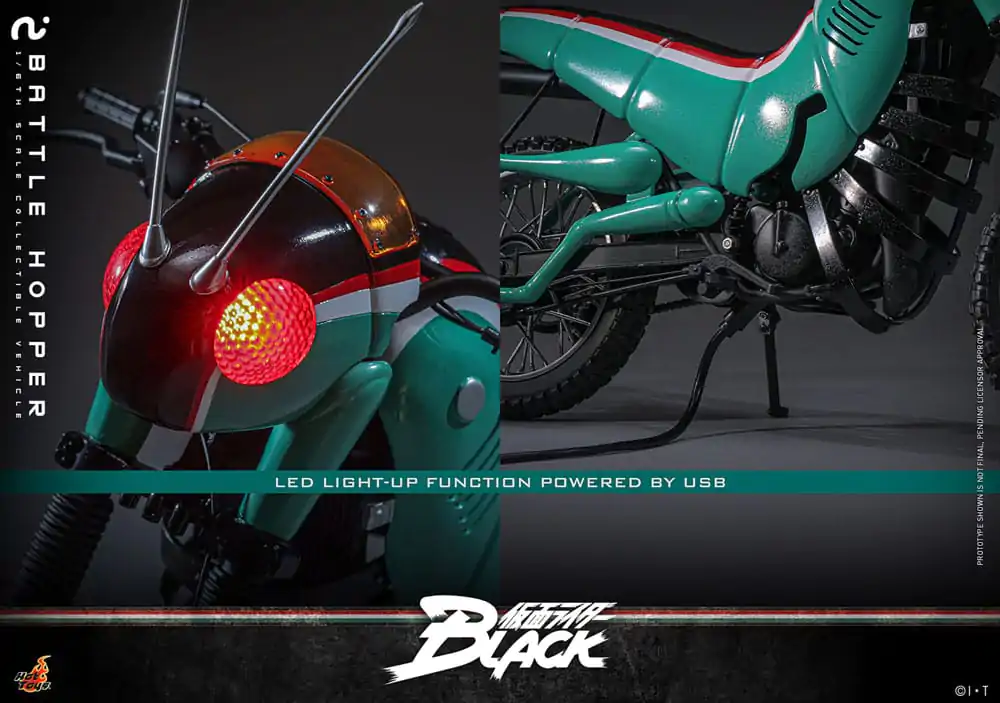 Kamen Rider Black jármű 1/6 Battle Hopper 36 cm termékfotó