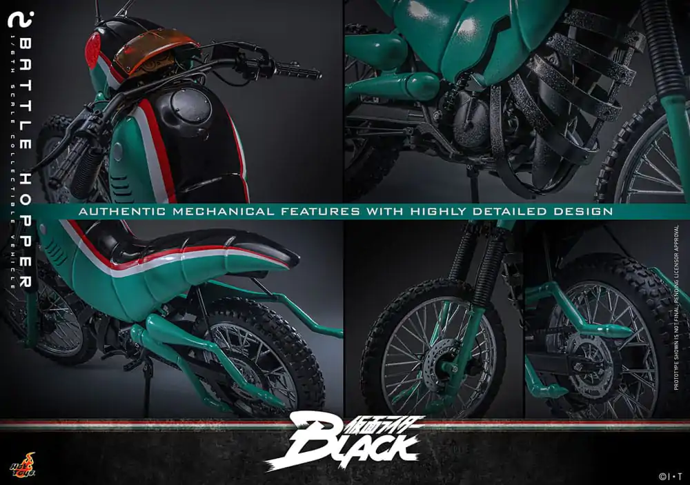 Kamen Rider Black jármű 1/6 Battle Hopper 36 cm termékfotó
