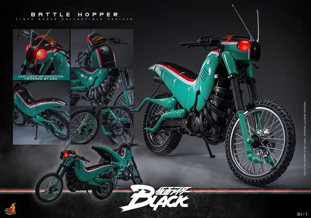 Kamen Rider Black jármű 1/6 Battle Hopper 36 cm termékfotó