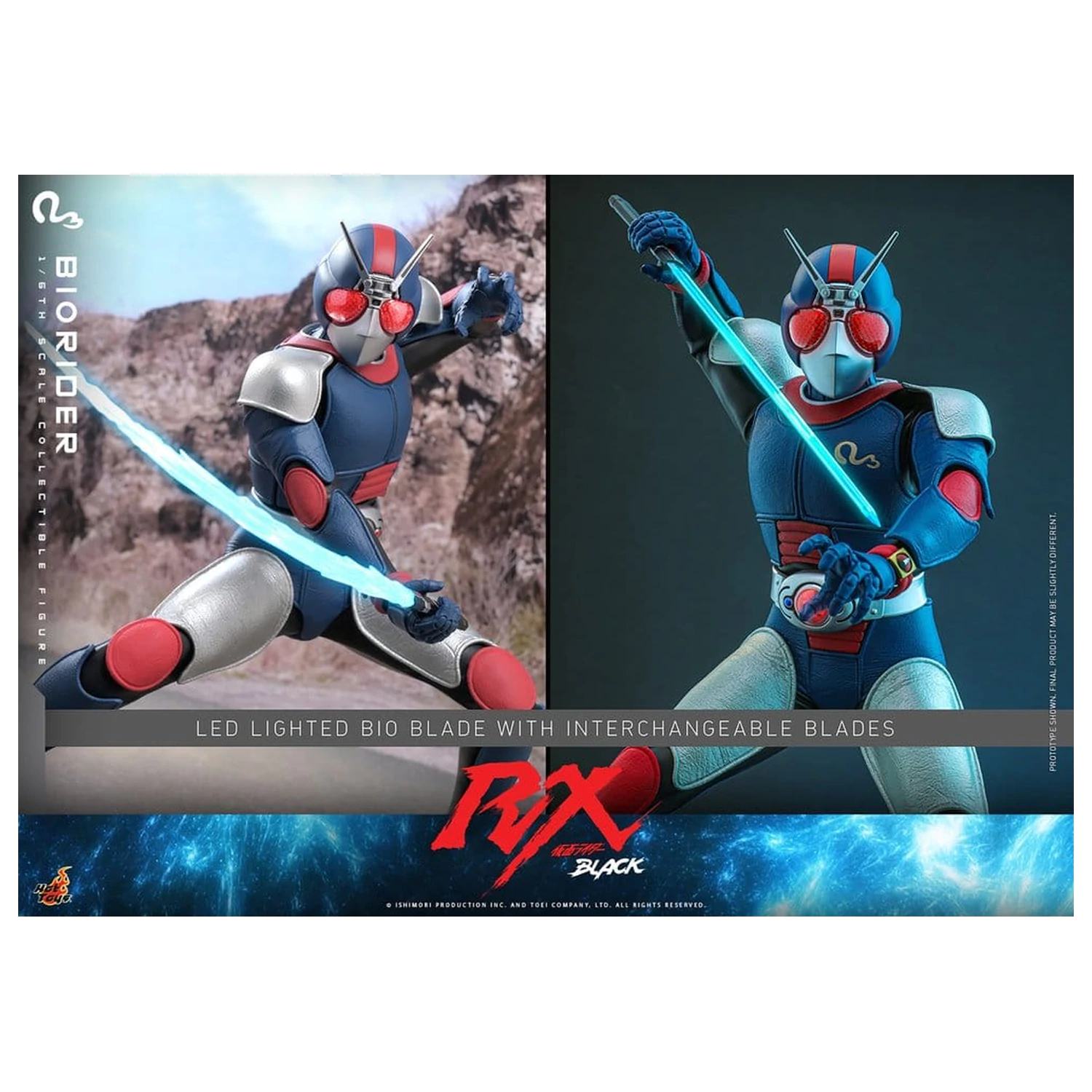 Kamen Rider Black RX 1/6 BioRider akciófigura 31 cm termékfotó