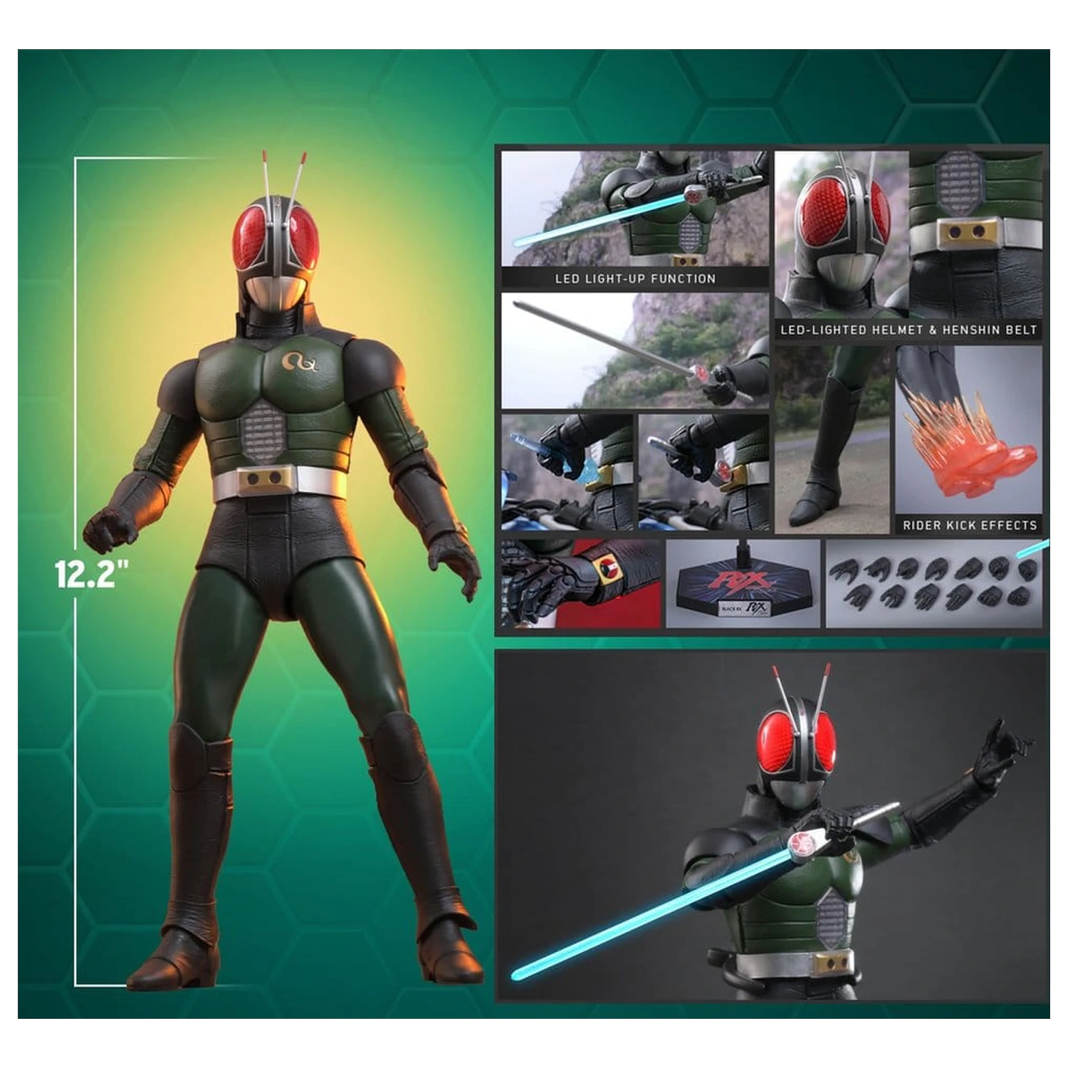 Kamen Rider Black RX 1/6 Kamen Rider Black RX akciófigura 31 cm termékfotó