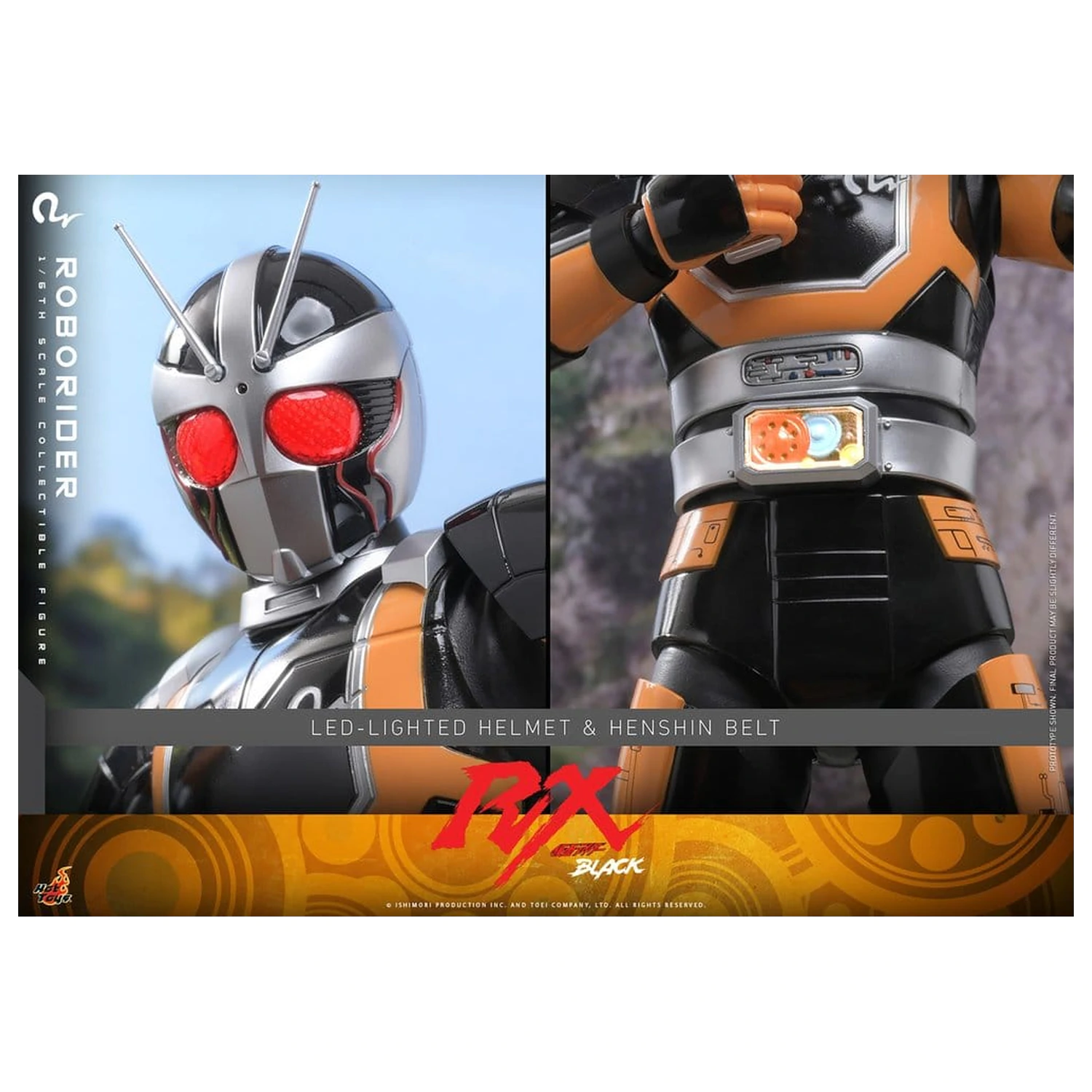 Kamen Rider Black RX 1/6 RoboRider akciófigura 31 cm termékfotó