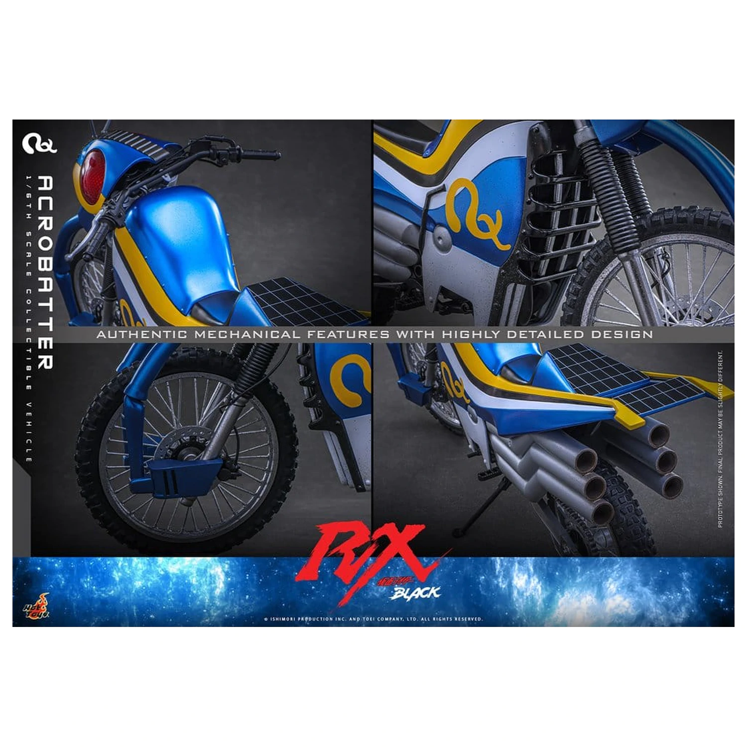 Kamen Rider Black RX jármű 1/6 Acrobatter 38 cm termékfotó