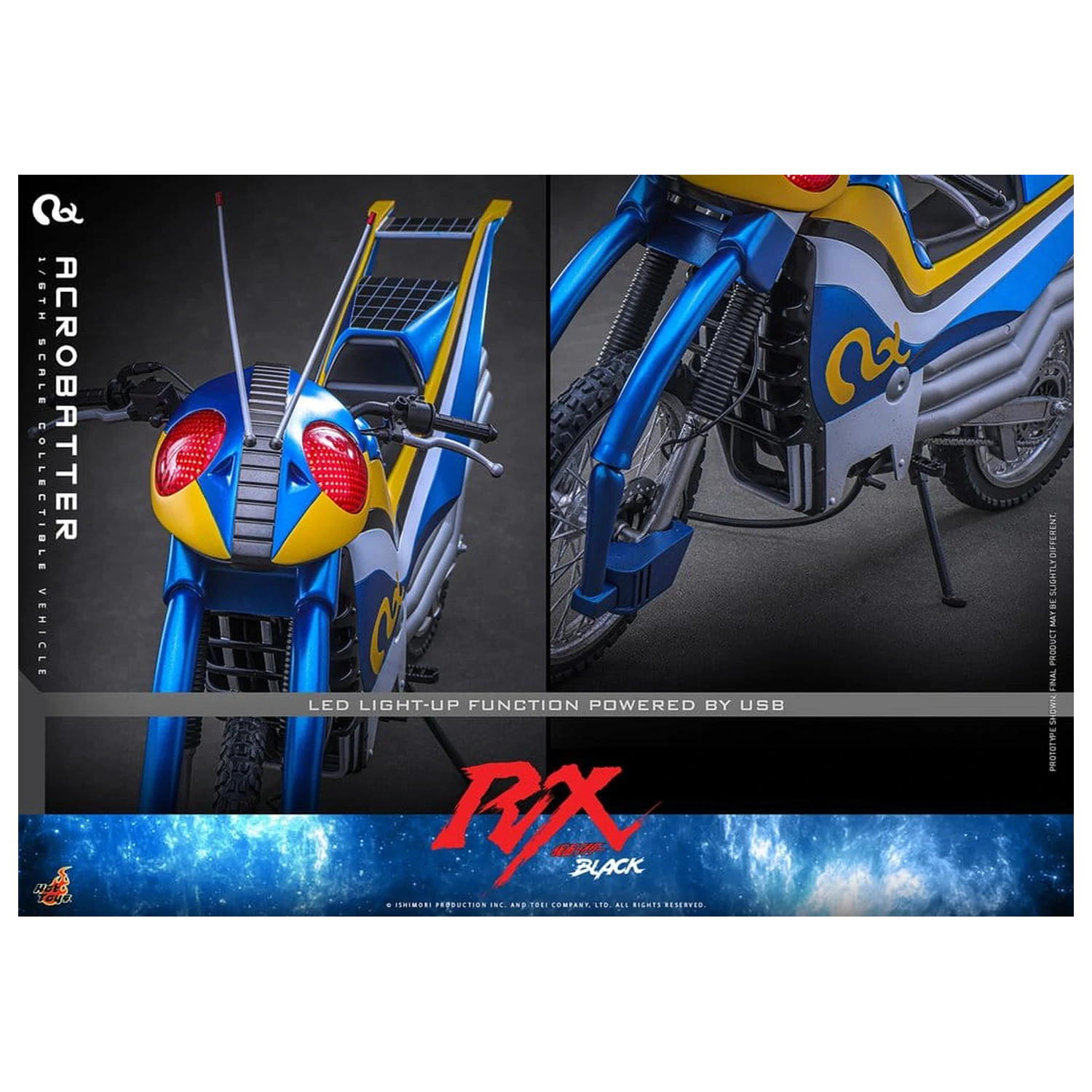 Kamen Rider Black RX jármű 1/6 Acrobatter 38 cm termékfotó