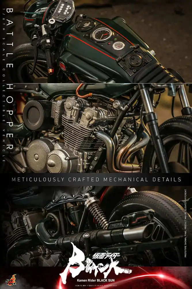 Kamen Rider Black Sun 1/6 Battle Hopper jármű 37 cm termékfotó