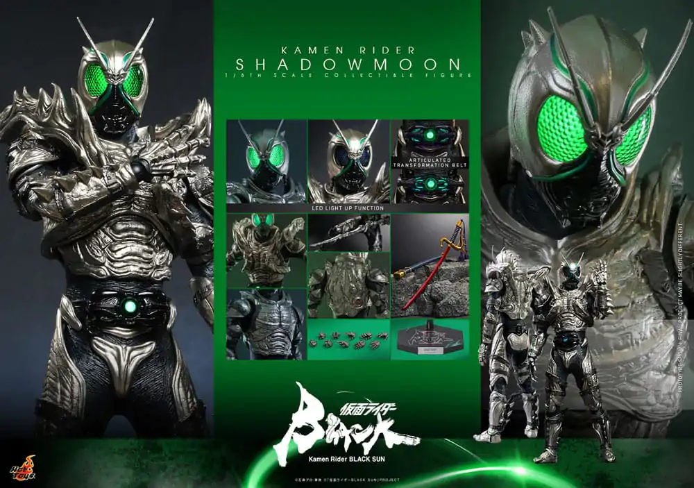 Kamen Rider Black Sun 1/6 Kamen Rider Shadow Moon akciófigura 32 cm termékfotó