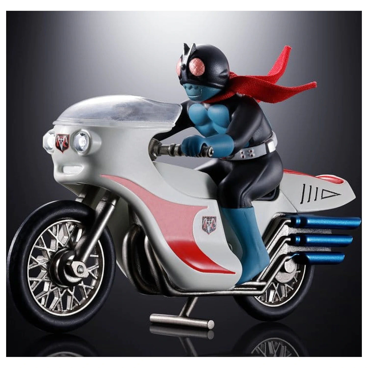 Kamen Rider Chogokin Diecast akciófigura Cyclone (Masked Rider 1) 9 cm termékfotó